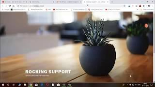 How to make a website using wordpress on godaddy 2018 | Rocking Support