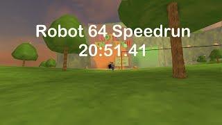 Robot 64 any% speedrun in 20:51.41