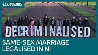 Same-sex marriages likely to take place in Northern Ireland by Valentine’s Day | ITV News