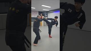 How to smash the opponent's face with a high kick  #shorts  #GongkwonYusul