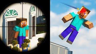 Can Steve Survive? / Upgrading Steve's Armor Until He Survives! 