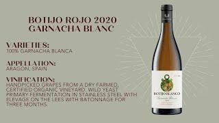 WINECULT Bottle Breakdown - Botijo Rojo 2020 Garnacha Blanca