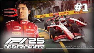 MY CAREER STARTS HERE... (F1 25 Driver Career Mode - Part 1 - Controller Gameplay)