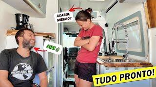 TERMINAMOS O MOTORHOME, 3 MESES DE CONSTRUÇÃO!