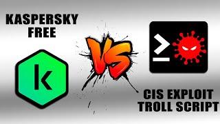 Teste do Kaspersky Free contra RANSOMWARE + Troll Script