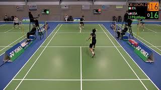 Zyver John de Leon  - Matthew Li , MS, Yonex Dutch Junior International 2023