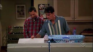 Two and a Half Men - Charlie Using the Washing Machine [HD]