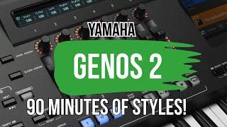 Yamaha Genos 2 - 90 minutes of music and styles