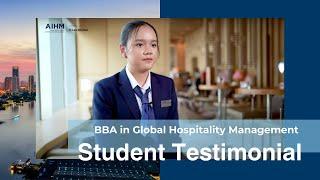 AIHM student testimonial