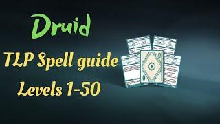 EVERQUEST - DRUID spell guide for The new Mischief TLP server in 2021. (Levels 1-50)