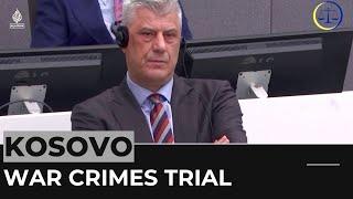 Kosovo Ex-president Hashim Thaci faces war crimes trial on Monday