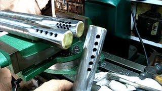 How to build a glasspack muffler for a antique flywheel engine