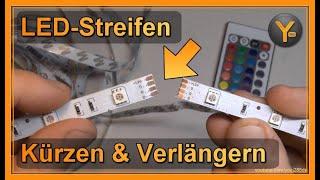 LED-Streifen richtig kürzen und verlängern!