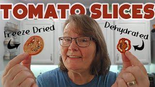 Preserving Tomato Chips 2 Ways  Dehydrated vs Freeze Dried