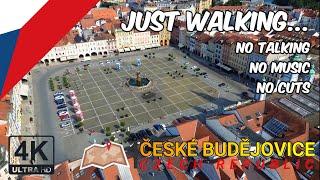 Just walking:České Budějovice - Czech Republic  4K #sightseeing #travel #europe #czech #walking