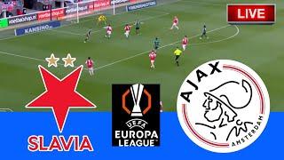 Slavia Praha vs Ajax | EUROPA LEAGUE 2024 | Football Live Match Today