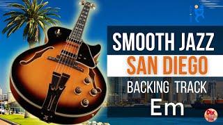 Backing track SMOOTH Jazz - San Diego in E minor Dorian (110 bpm)