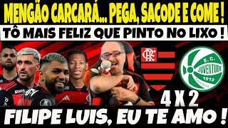 MENGÃO CARCARÁ...PEGA, SACODE E COME! TÔ MAIS FELIZ QUE PINTO NO LIXO! FILIPE LUIS, EU TE AMO!