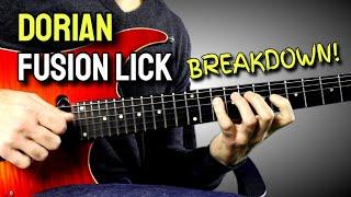 Dorian Fusion Lick Breakdown (WITH TABS!) | Cameron Allen Guitar