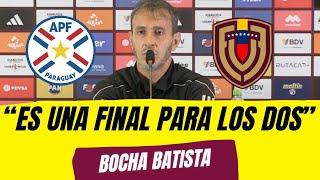 HABLÓ BATISTA: "MAÑANA ES UNA FINAL PARA LOS DOS"