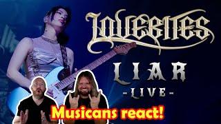 Musicians react to hearing LOVEBITES / Liar Official Live Video from "Knockin' At Heaven's Gate"