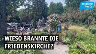 Polizei ermittelt – wieso brannte die Friedenskirche im Olympiapark komplett nieder?