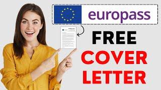 Free Europass Cover Letter for Indians | How to make cover letter for free | Public Engine