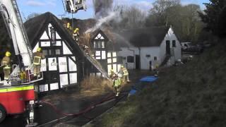 Fire at the White Lion Inn in Barthomley