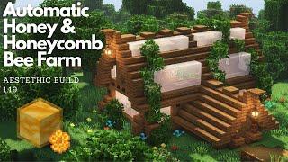 AUTOMATIC HONEY & HONEYCOMB BEE FARM | Minecraft Tutorial | Java [1.21+]