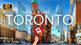  Walking Toronto's Downtown Financial District | 4K Walking Tour [4K Ultra HDR/60fps]