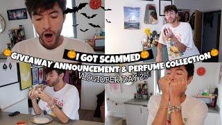 I Got SCAMMED! Giveaway Announcement & Fragrance Collection ~ Vlogtober Day 28