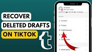 How to Recover Deleted Draft Videos on TikTok (2023) | Recover Deleted TikTok Drafts