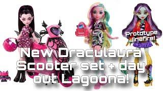 MONSTER HIGH NEWS! Draculaura Scooter play set, Day Out Lagoona, Prototype Jinafire + more!