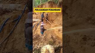 Perjuangan para pencari nafkah #mininggold #tambangemas #emas #gold #mining #shortvideo #shorts