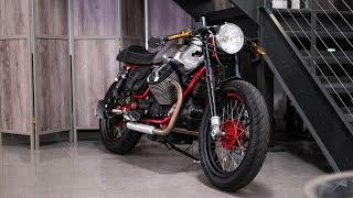 Moto Guzzi V7 Racer build by BAAK Motocyclettes