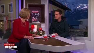 Tiroler Schauspieler Lucas Zolgar im ORF Interview mit Sabine Amhof