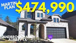 Sandbrock Ranch Aubrey Texas | Highland Homes Martin Plan | Brand NEW 2023 Home Tour