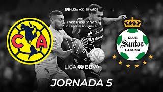 Resumen y Goles | América vs Santos | Liga BBVA MX | Apertura 2022 - Jornada 5