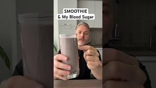 Smoothie and my blood sugar. ￼#bloodsugar #glucoselevels #insulinresistant1 #smoothie