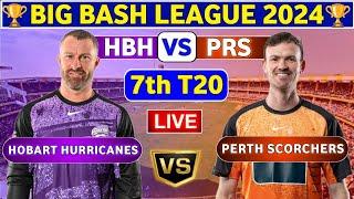 Hobart Hurricanes vs Perth Scorchers, 7th T20 | HBH vs PRS 7th Match BBL