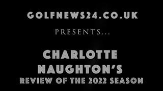 Northumberland golfer Charlotte Naughton reviews her 2022 golf season