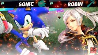 Super Smash Bros Ultimate Amiibo Fights 12pm Poll Sonic vs Robin