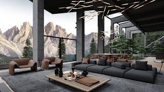 Tirol Concept House in Alps, Italy by Stephen Tsymbaliuk