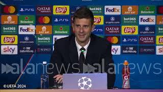 Champions League, Thiago Motta in conferenza stampa post Juventus-Stoccarda