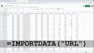 How to load weather data into Google Sheets