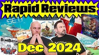 50 Game Reviews! 22 New Games! | Rapid Reviews December 2024