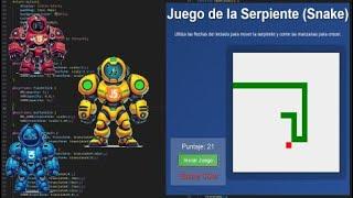 ¡Crea el Clásico Juego de la Serpiente con HTML, CSS y JavaScript! 