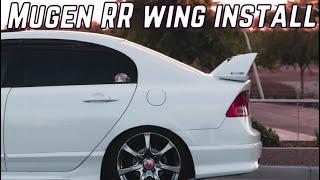 Mugen RR Style Wing Install + JDM Goodies + Update