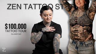 $100,000 Full Body Tattoo Tour | Ashley’s Complete Suit Before 30!