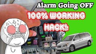 #Honda #Odyssey #Alarm Going Off, Temporary #Hack and the #solution of my case